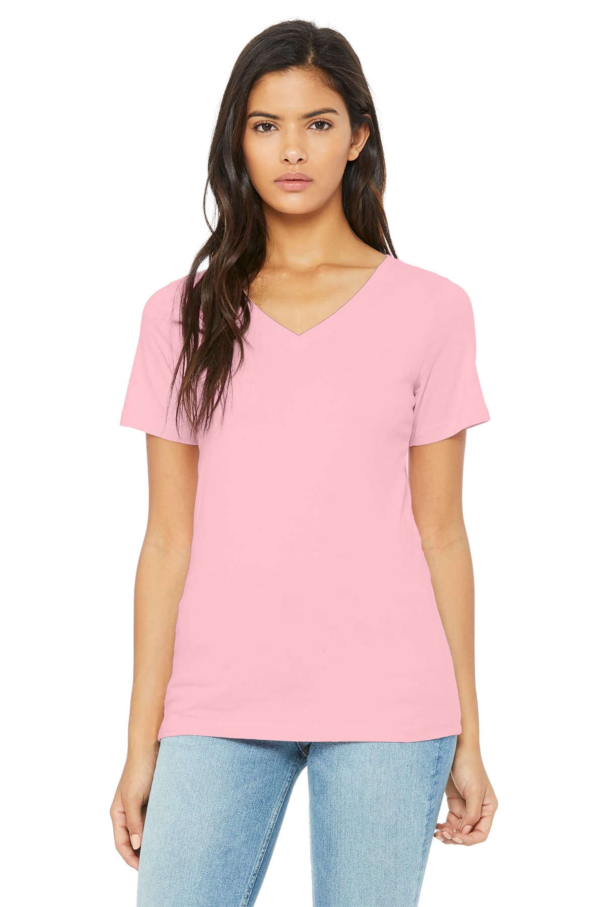 BELLA+CANVAS® Women’s Relaxed Jersey Short Sleeve V-Neck Tee
